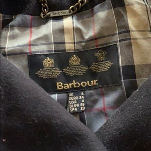 Barbour Peacoat - great condition